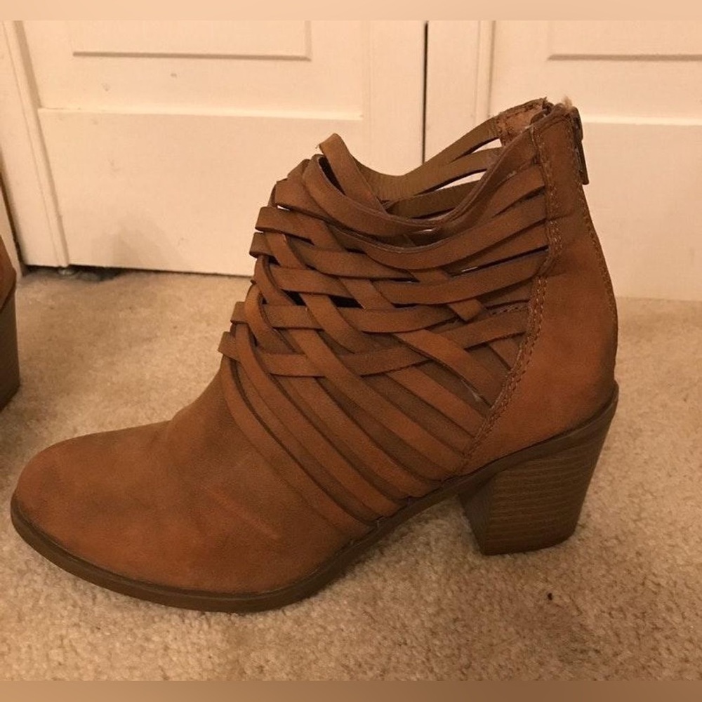 Brown booties